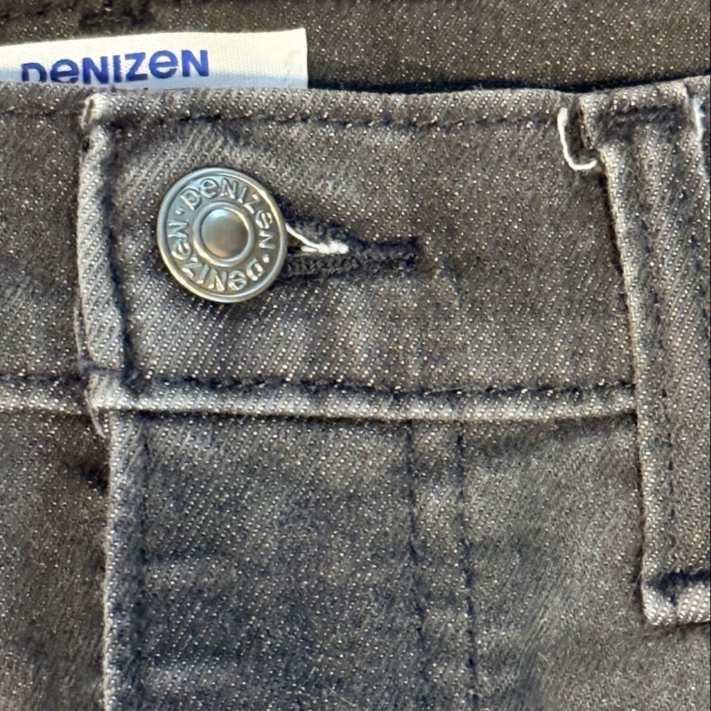 Denizen from Levi's 208 Regular Taper Jeans Faded Black Gray 34x32 - Picture 4 of 8